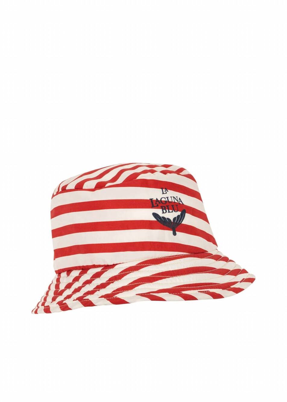 NEW KONGES SLØJD kids asnou bucket hat in stripe rouge